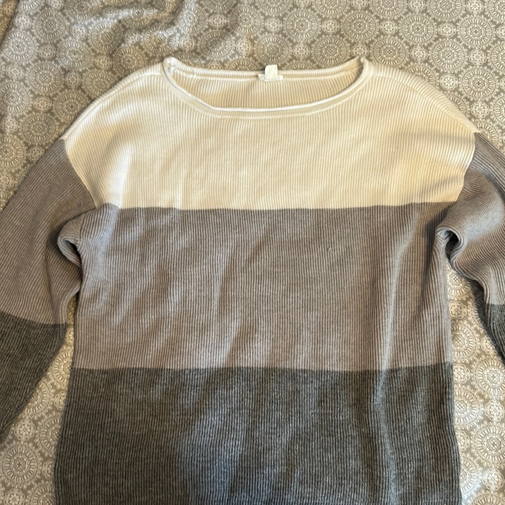Garage color block sweater
